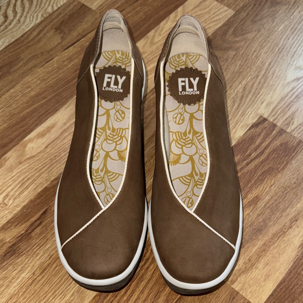 Fly London Women's Brown Wedge Shoes